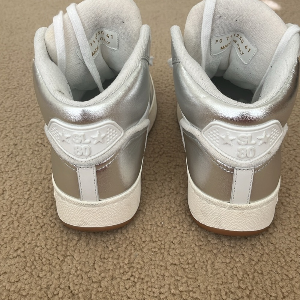 Saint Laurent SL/80 Mid Top Sneakers with box and extra laces - Picture 10 of 16
